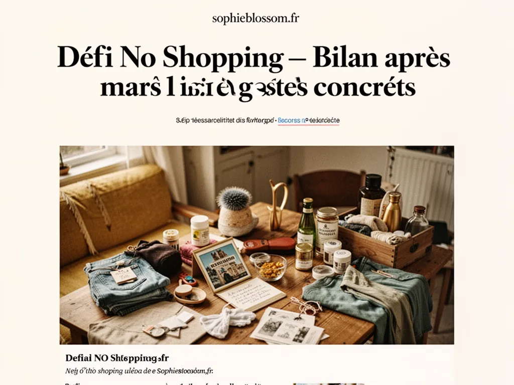 Une table en bois avec une tasse, une trousse de couture, et un carnet ouvert